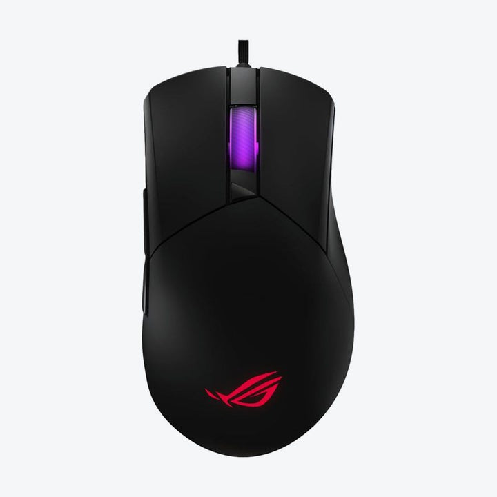 ASUS ROG Gladius III Core Gaming Mouse, Ergonomic, 12000 DPI Optical Sensor, ROG Micro Switches, Push-Fit Switch Socket, 5 Memory Profiles, Aura Sync