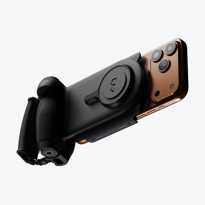 ProGrip Mobile Battery Grip, DSLR-Style Phone Camera Grip with Built-in Powerbank of Qi Charging, Ergonomic Handle with Wireless Shutter Button, Phone