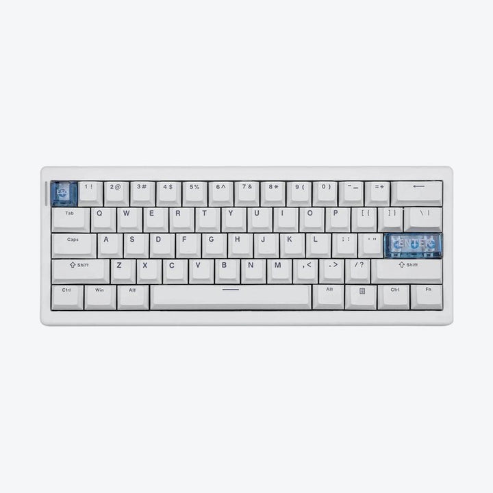 CIDOO QK61 V2 VIA-Programmable 60% Gasket Structure Wired/2.4GHz Wireless/Bluetooth Compact Keyboard with South-Facing LED