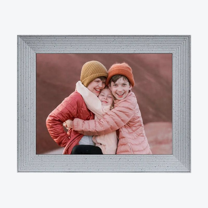 Open Box - Aura Mason Luxe 9.7" Wi-Fi Digital Photo Frame (AF700WHT) - Sandstone
