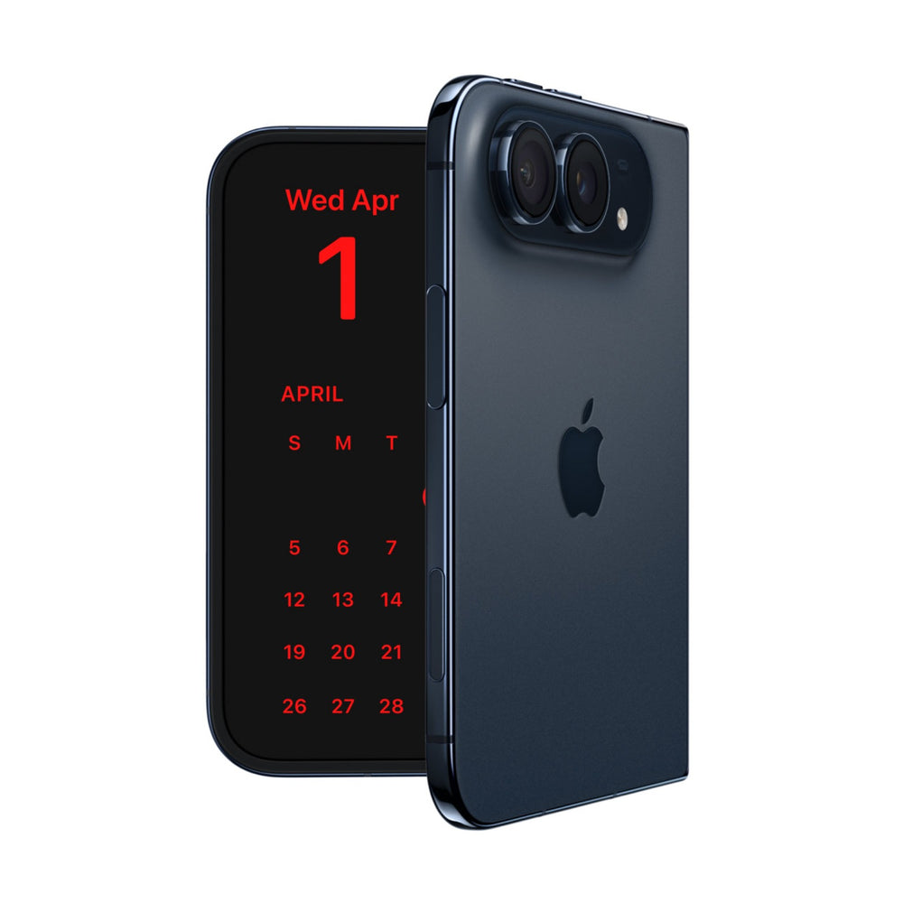 Apple iPhone Duo 256GB Night Sky (black) back with dual cameras