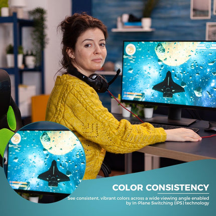 Refurbished (Good) - Dell 22 Monitor - P2222H - Full HD 1080p, IPS Technology